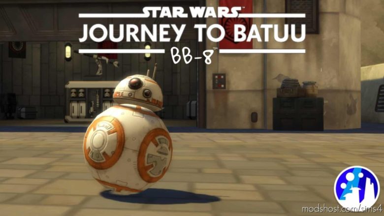 BB-8, White & Orange, BB Series Droid Override for The Sims 4