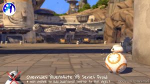 Sims 4 Mod: BB-8, White & Orange, BB Series Droid Override (Image #4)