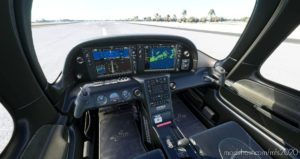 Black Interior Cirrus SR22 for Microsoft Flight Simulator 2020