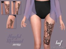 IMF Tattoo Hopeful Mermaid for The Sims 4