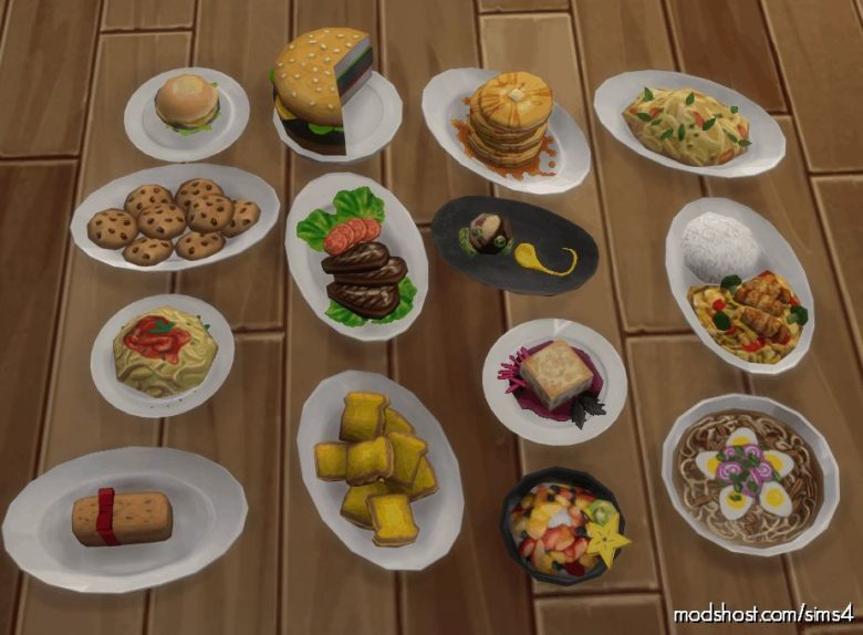 (WIP) A.I. Upscaled Food for The Sims 4