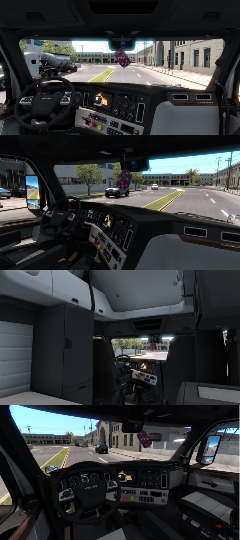 Seat Adjustment NO Limits (Interior Multi View Cameras) for American Truck Simulator