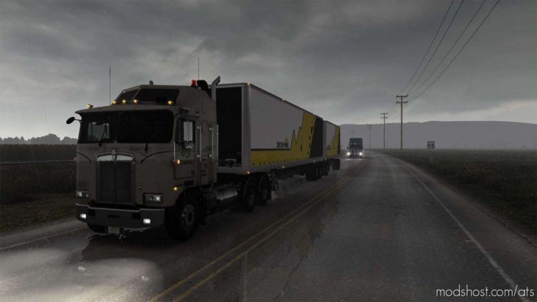 Realistic Rain V3.8 [1.39] for American Truck Simulator