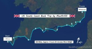 MSFS 2020 Mod: UK South Coast Bush Trip (East To West) (Image #4)