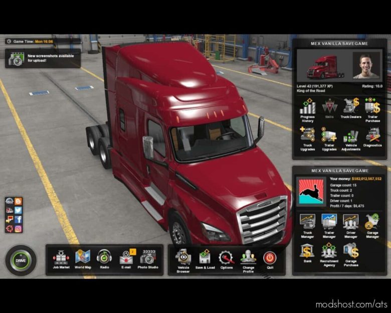 Full Save Game [1.39] NO DLC [Truckersmp-Singleplayer] for American Truck Simulator