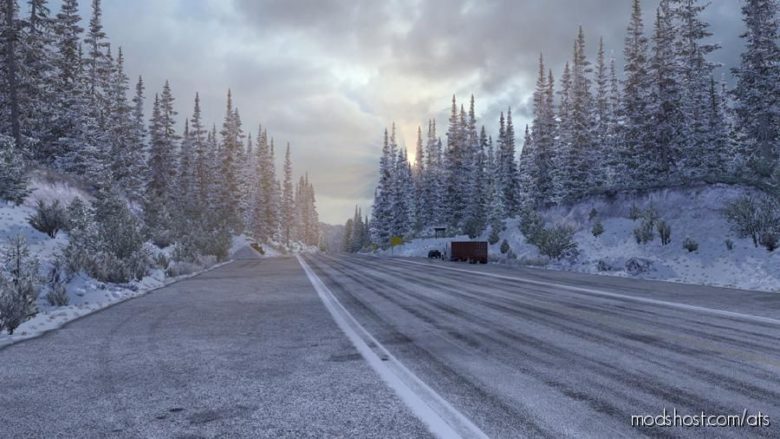 Frosty Winter Weather Mod V3.0 for American Truck Simulator