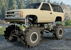 SnowRunner Car Mod: Chevrolet Tahoe Mega Truck V1.5.9 (Image #4)