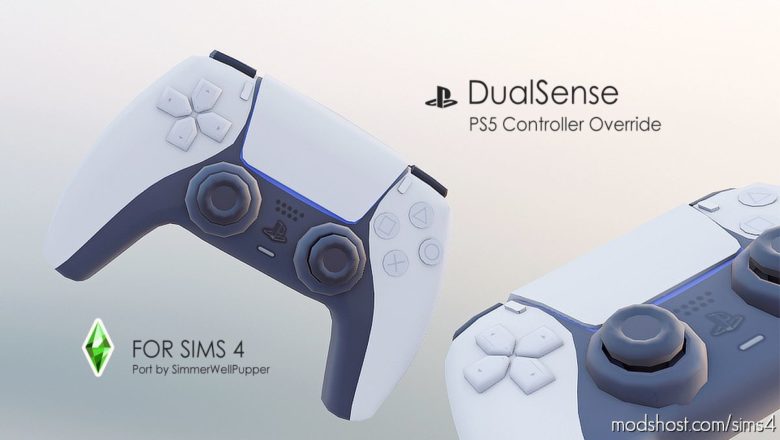 Sims 4 Object Mod: PS5 Dualsense Controller Override (Functional) (Featured)