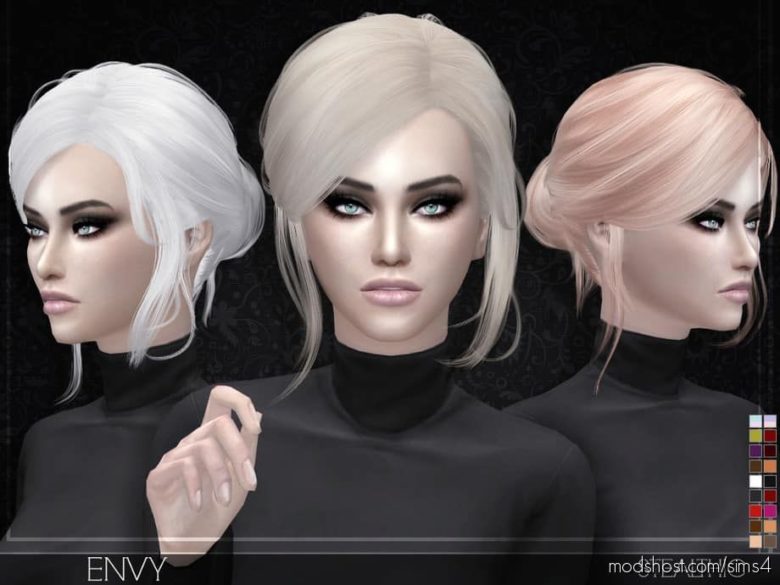 Sims 4 Mod: Stealthic – Envy (Female Hair) (Featured)