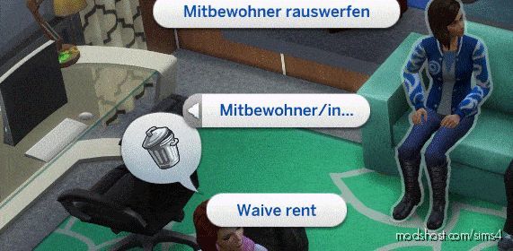 Roommates Waive Rent for The Sims 4