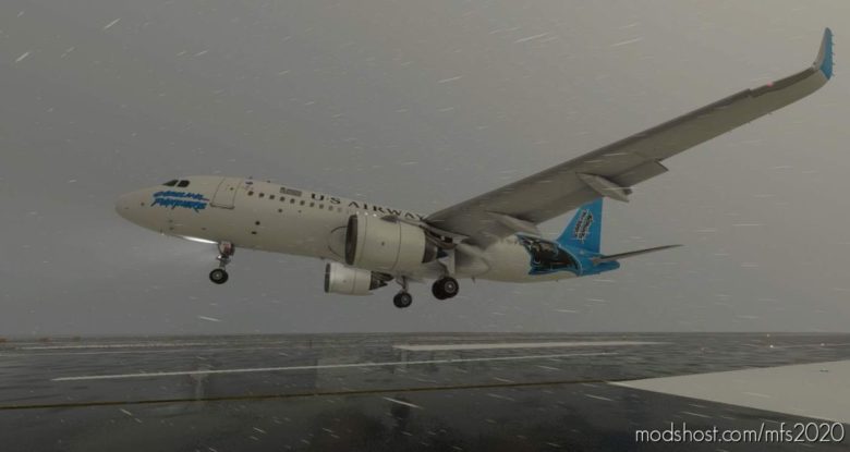 US Airways – Carolina Panthers A320 NEO for Microsoft Flight Simulator 2020