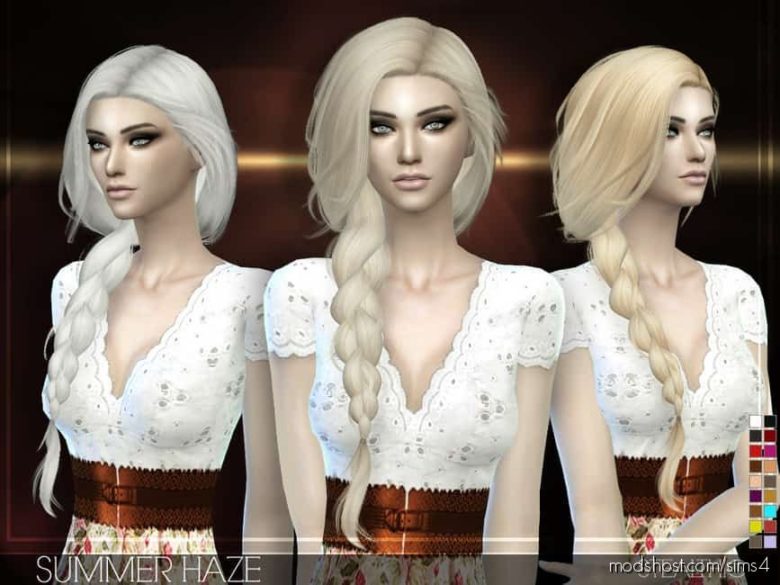 Stealthic – Summer Haze (Female Hair) for The Sims 4