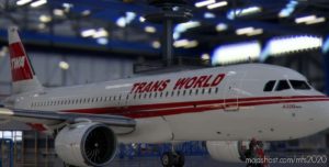 MSFS 2020 Livery Mod: A320Neo TWA 1980S 8K (Image #3)