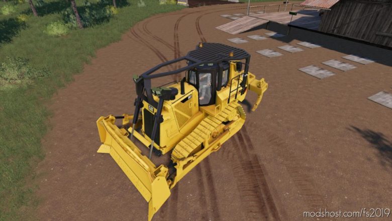 CAT D8-T With Triripper V1.2 for Farming Simulator 19