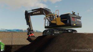 Volvo EC 380 With Much Extra Lights for Farming Simulator 19