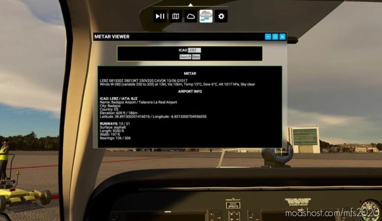 Metar Viewer V1.1 for Microsoft Flight Simulator 2020