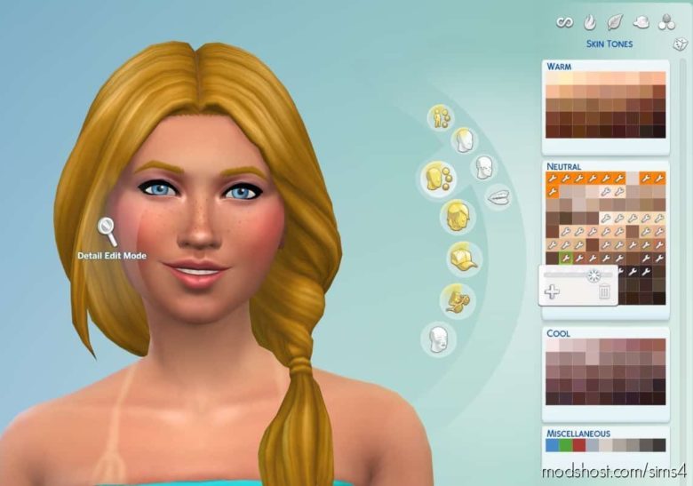 TS4 Skin Converter V2, Enable CC Skintones In CAS for The Sims 4