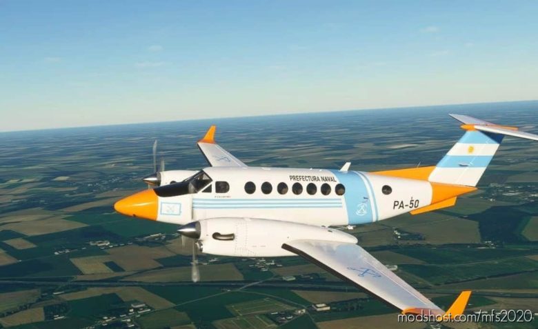Prefectura Naval Argentina King AIR 350 (Fictional) for Microsoft Flight Simulator 2020