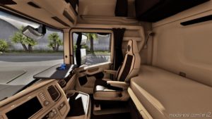 ETS2 Mod: Scania Next GEN Beige-Brown Interior 1.39 (Image #2)