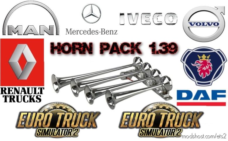 Horn Pack [1.39] for Euro Truck Simulator 2