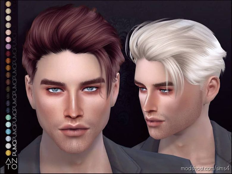 Anto – Puma (Hairstyle) for The Sims 4