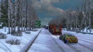 ETS2 Mod: Frosty Winter Weather V8.0 (Image #2)