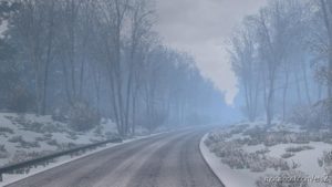 ETS2 Mod: Frosty Winter Weather V8.0 (Image #3)