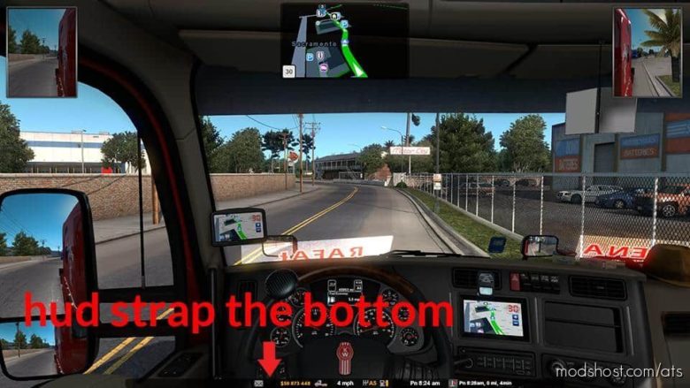 GPS RG PRO Green LED HD V6.0 for American Truck Simulator