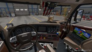 Beige Interior For Freightliner Cascadia 2019 V0.9 for American Truck Simulator