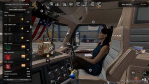 ATS Mod: Beige Interior For Freightliner Cascadia 2019 V0.9 (Image #2)