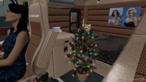 ATS Mod: Beige Interior For Freightliner Cascadia 2019 V0.9 (Image #5)