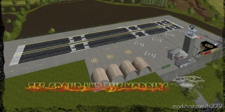 Airport – Heliport V3.0 for Farming Simulator 19