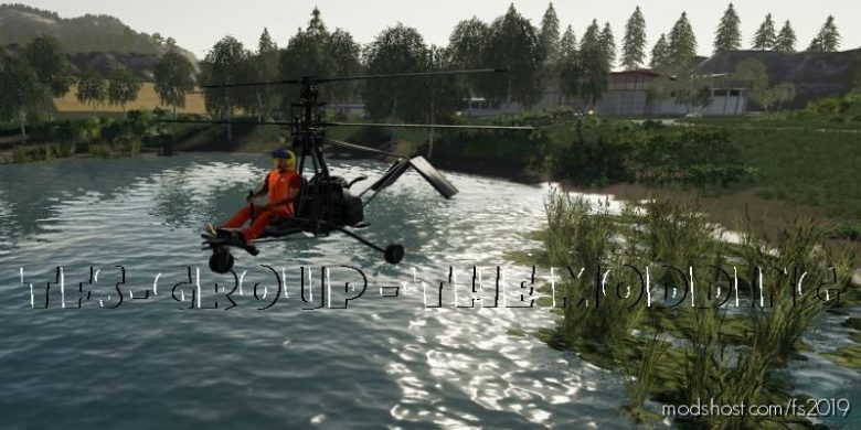 Micron Ultralight Helicopter V2.0 for Farming Simulator 19
