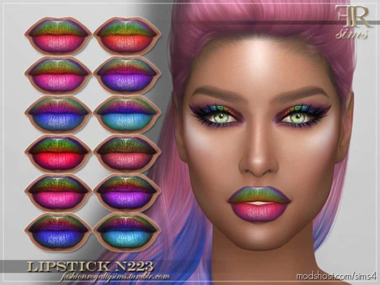FRS Lipstick N223 for The Sims 4