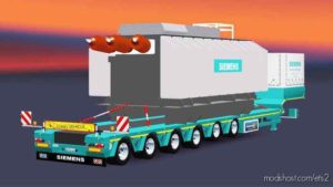 ETS2 Mod: Siemens Heavy Duty Transformer Trailer 1.39 (Image #2)