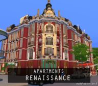 Sims 4 House Mod: Apartments “Renaissance” (NO CC) (Image #12)