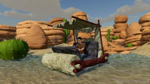 Flintstone CAR for Farming Simulator 19