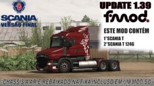 Scania T And T 124G Brazil Edit [1.39] for Euro Truck Simulator 2