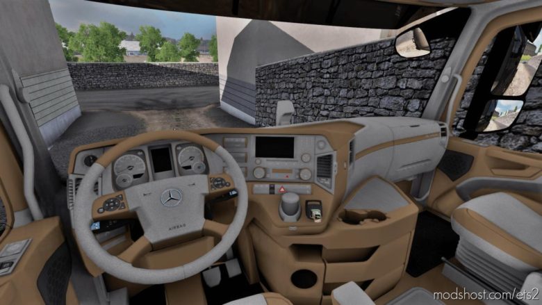 Mercedes Actros MP4 LUX Interior [1.39] for Euro Truck Simulator 2