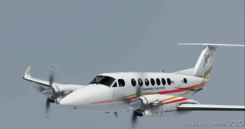 Beechcraft King AIR 350I Hornbill Skyways for Microsoft Flight Simulator 2020