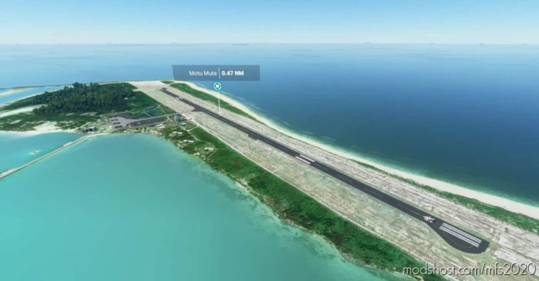 Nttb Motu Mute Airport (French Polynesia – Bora Bora) V1.1 for Microsoft Flight Simulator 2020