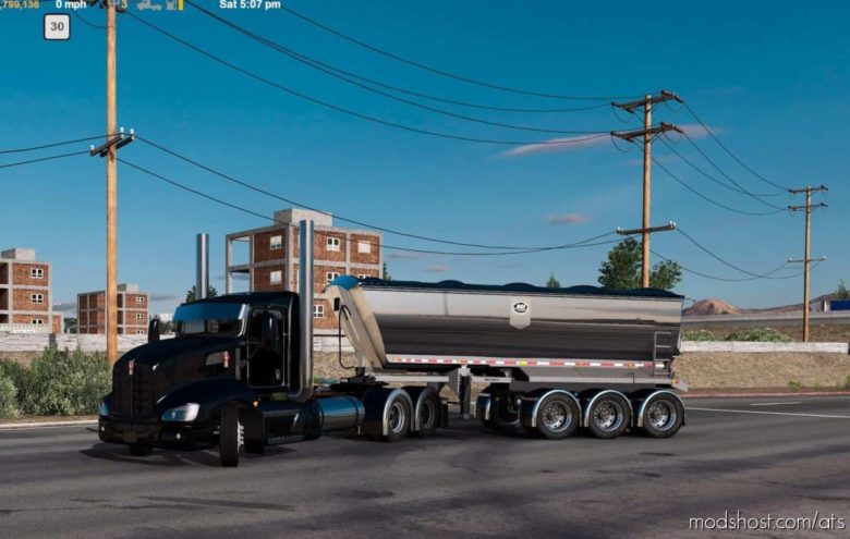 Macsimizer Dump Trailer Ownable 20FT [1.39] for American Truck Simulator