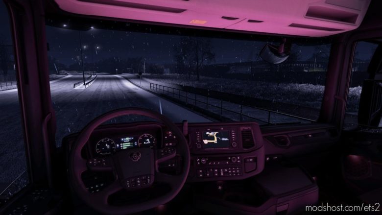 Scania Next GEN RGB Cabin Light [1.39] for Euro Truck Simulator 2