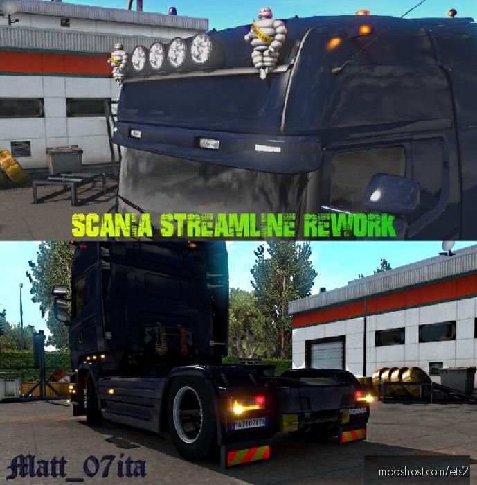 Scania Streamline Rework + Parts By Matt_07Ita for Euro Truck Simulator 2