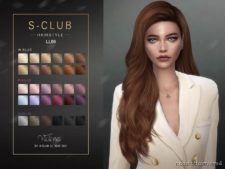 Sims 4 Mod: Sclub TS4 Hair N66 Victoria (Image #2)