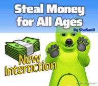 Steal Money For ALL Ages | NEW Interaction for The Sims 4