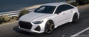 GTA 5 Vehicle Mod: 2021 Audi RS6 Sedan (C8) (Image #5)