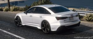 GTA 5 Vehicle Mod: 2021 Audi RS6 Sedan (C8) (Image #6)