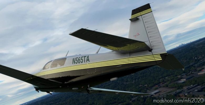 Black Gold Livery For Carenado Mooney for Microsoft Flight Simulator 2020