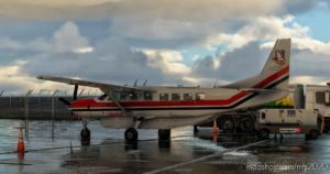 MSFS 2020 Livery Mod: Cessna 208B Grand Caravan Loganair 1980S (Image #2)